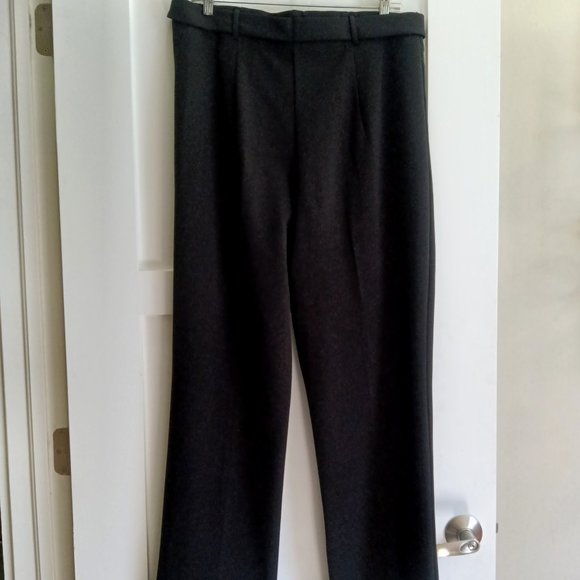 Nanette Lepore High Waist, Wide Leg Black Business Travel, Front Tie (L-XL) - Picture 2 of 5